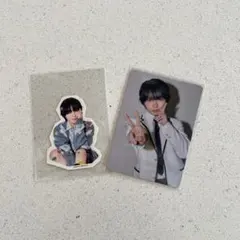 なにわ男子 大西流星 HARDWORK トレカ シールセット