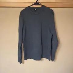 UNIQLO ウォッシャブルミラノリブクルーネックセーター