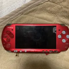 ジャンク SONY PSP3000 ラディアントレッド 赤 本体