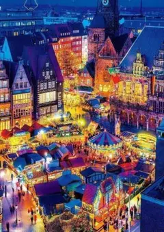 L48 クリスマスマーケット/ドイツ/海外風景/アートパネル