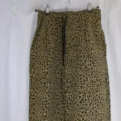 ヒョウ柄 ワイドパンツ