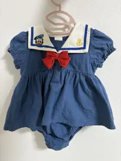 【70サイズ】バースデイ futafuta ドナルド ロンパース