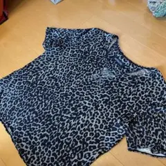 GKITALIYA❤️レオパード柄 半袖カットソー ラインストーンのサムネイル