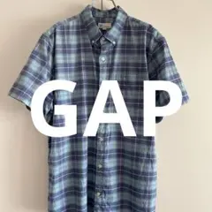 GAP 半袖チェックシャツ Lサイズ