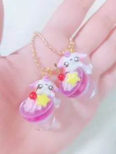 七夕ゼリー カラフルユニコーン フェイクスイーツ 樹脂粘土 チャーム