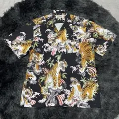 スプレンディドサティスファクション アロハシャツ 大き目 虎 メンズ 
