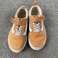 Vans オレンジ スニーカー マジックテープ付き