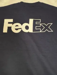 【希少2XL】Lee×FedEx 企業ロゴ 両面プリント スウェット ネイビー