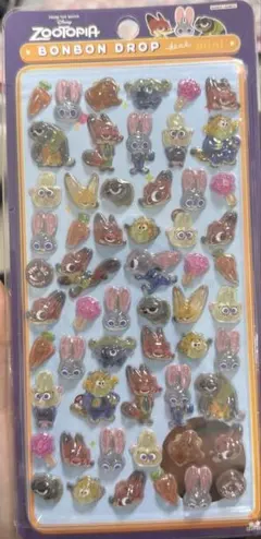 ボンボンドロップシール ズートピアミニ新品未使用