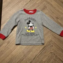 即購入okミッキーマウス トレーナー 110cm グレー