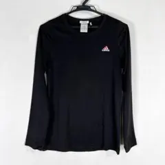 【adidas】アディダス ブラック 長袖 Tシャツ レディース L