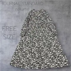 JOURNAL STANDARD relume 花柄ロングワンピースフリーサイズのサムネイル