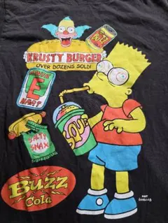 The Simpsons Bart Tシャツ ブラック M