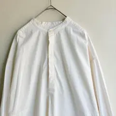 アーバンリサーチ　レディース　バンドカラー　ギャザー　ロングシャツ　ワンピースのサムネイル