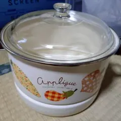 Applique COUNTRY VEGETABLE ホーロー鍋　むし茶碗セットのサムネイル