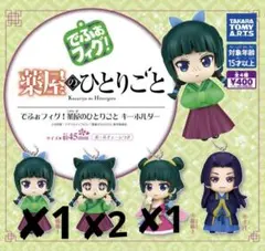 薬屋のひとりごと でふぉフィグ！ キーホルダー ガチャガチャ 猫猫