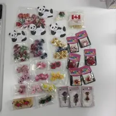 犬用　トリミングリボン　ヘアクリップセット