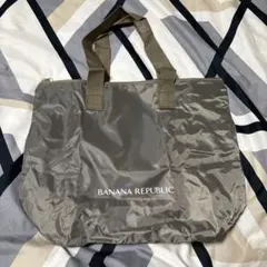 BANANA REPUBLIC 折りたたみトートバッグ グレー