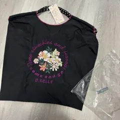 刺繍エコバッグ 花柄