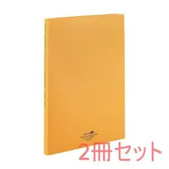 LIHIT LAB. AQUA DROPs クリヤーブック N-5015-4 橙のサムネイル