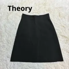 美品 theory スカート ブラック サイズ0のサムネイル
