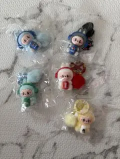 ラブブキーホルダー5つセット