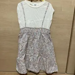 120cm BREEZE 花柄半袖ワンピース