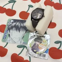 銀魂 土方十四郎 腕時計 コースター 缶バッジまとめ売り