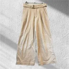 コーデュロイ ワイドパンツ