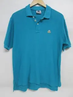 L173 Kappa Sport カッパ 90s ポロシャツ ターコイズブルーのサムネイル