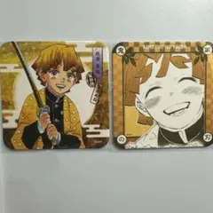 鬼滅の刃 我妻 善逸 アートコースター セット