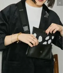 ear PAPILLONNER イアパピヨネ　ミニワイドテープショルダーバッグ