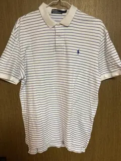 Polo by Ralph Lauren ストライプ ポロシャツ L