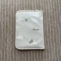 ジェラートピケ　母子手帳　ケース　ブルー