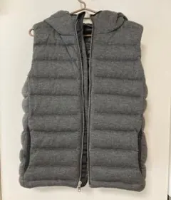 ダウンベスト GAP×OUTDOOREDITION チャコールグレー XS