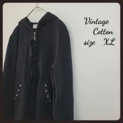 VINTAGE COTTON レディースパーカー　M相当