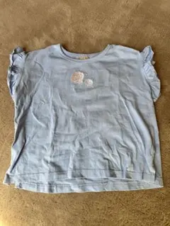 petit main 水色 Tシャツ 100