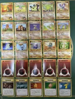 ポケモンカード かくとうタイプ25枚セット　旧裏のサムネイル