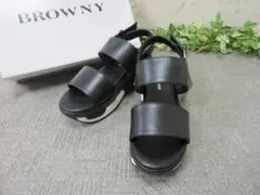 【FF3779/8】新品　BROWNY スポーツサンダル　ブラック 　サイズ：L