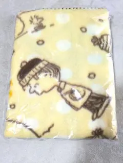 【SNOOPY】◎新品未使用　フリースブランケット イエロー