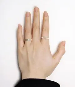 MANON マノン ジュエリー feather pinky ring シルバー - メルカリ