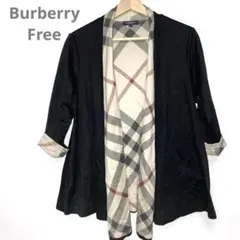 BURBERRY カーディガン　ブラック　フリーサイズ
