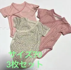 ユニクロ　 ベビー肌着　3枚セット