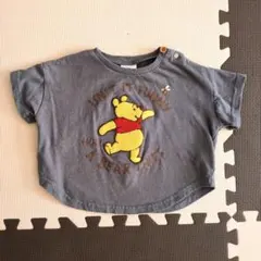 【美品】ディズニー プーさん Tシャツ 90cm