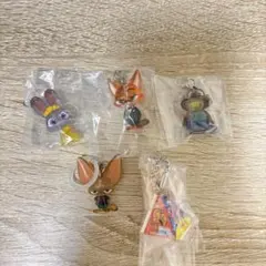 ズートピア めじるしアクセサリー2 ニック ジュディ ニブルズ フィニック