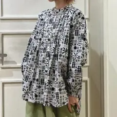 sm2rhythm プリントタックチュニックブラウスのサムネイル