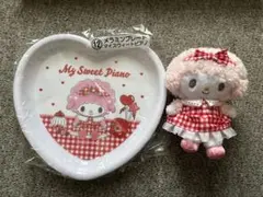 一番くじ マイメロディ ハート型プレートとぬいぐるみセット