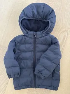 UNIQLOBABY ネイビー ダウンコート フリース裏地付き