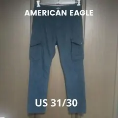 AMERICAN EAGLE SLIMSTRAIGHTカーゴパンツ ネイビー