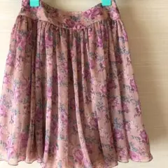 フェアリーグランジ　森ガール　平成ギャル　レストローズ 花柄スカート